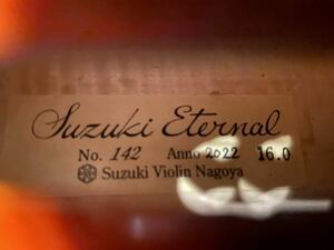 [ прекрасный товар ]SUZUKI Eternal viola no.142w +BAM кейс +HOMARE мостик . комплект 