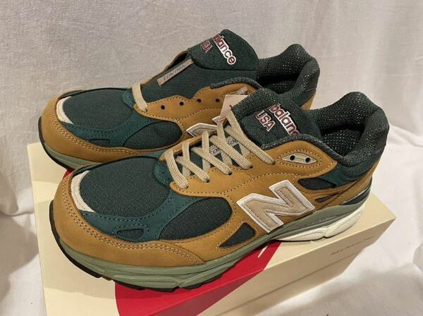 新品new balance990v3アメリカ製green 26.5