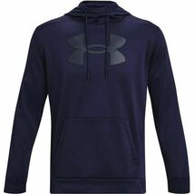 ★アンダーアーマー UNDER ARMOUR UA 新品 メンズ 裏毛 スウェット ビッグロゴ パーカー ジャケット 紺 [13733524101N-L] 二 弐★QWER_画像4