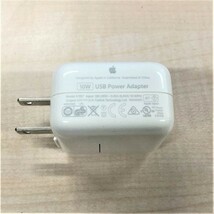 @XY1818 Apple 純正 10W USB 電源アダプター 充電器 A1357 ライトニングケーブル付 ACアダプタ USB アダプタ Adapter iPad iPhone Mac_画像3