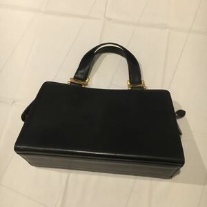 希少 レア ANNE KLEIN アンクライン ハンドバッグ レザー ブラック バッグ