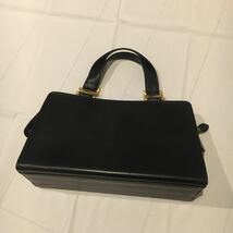 希少 レア ANNE KLEIN アンクライン ハンドバッグ レザー ブラック バッグ_画像1