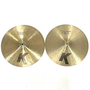 Zildjian ハイハットシンバル K CUSTOM DARK HIHAT 14インチ ペア ジルジャン 北TO2