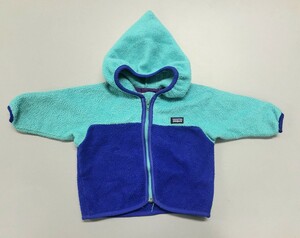 Patagonia　KIDS　パタゴニア　マルチカラー　フリース　中古　子供服　子供用 フリースジャケット フリースパーカー