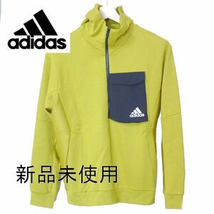 新品未使用◆(メンズL)アディダスadidas パルスオリーブ DESIGNED FOR GAMEDAY パーカー/スリムフィット