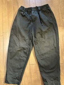 美品　marni マルニ　トラウザー　trouser パンツ　カーキ　pants グリーン　テーパード　margiela マルジェラ　18ss コットン　46