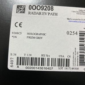 OAKLEY オークリー RADAR EV PATH ODYSSEY COLLECTION 9208-C538 サングラスの画像10