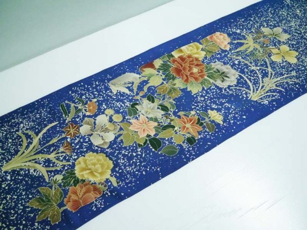 大注目】 ◉良品◉ 丹後ちりめん 反物 刺繍入り 着物反物 着物