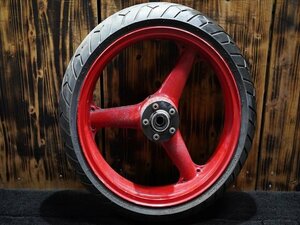 ZXR400* front wheel *Kawasaki Kawasaki real movement before regulation (89 year )ZX400-H1* inspection )ZXR400L *5R102063