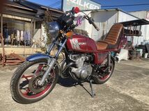 メッキ フロント フェンダー スチール 鉄スズキ旧車用 GS400 GSX250E GSX400E ゴキ ザリ CBX CBR ZGP FX 1円_画像5