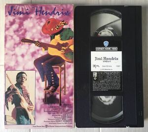 US VHS ビデオテープ / Jimi Hendrix (ジミ・ヘンドリックス / 再生確認済み / Psychedelic Rock サイケ ロック /