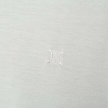 メール便◯ CELINE セリーヌ クルーネック半袖Tシャツ カットソー トップス ワンポイント刺繍 ハイブランド 綿100％ 白 ホワイト M 日本製_画像6