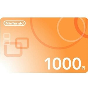 ニンテンドー プリペイドカード 1000円分 Switch ポイント Nintendo 任天堂