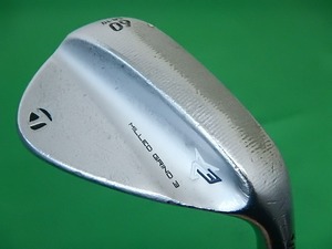 W[134105]テーラーメイド MILLED GRIND3 Chrome 60SB-10/挿し戻し DG(JP)/S200/60