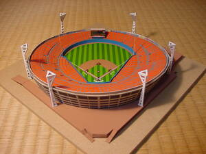  Yokohama Stadium. строительство модель Yokohama Bay Star z* Taiyou ho e-ruz. книга@. земля y33