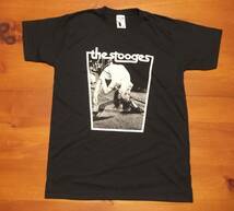 新品【Iggy Pop the Stooges】イギーポップ ストゥージズ プリント Tシャツ M // パンク ガレージロック ロックＴシャツ バンドＴシャツ_画像1