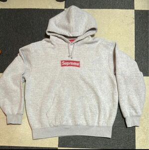 Supreme Inside Out Box Logo Hooded Sweatshirt "Heather Grey"