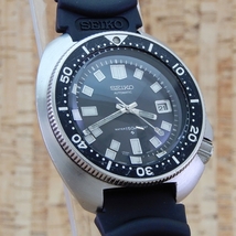 [植村直己/エディ/地獄の黙示録] Seiko 150mDiver 2nd YAH028・6105-8110 SS AT/セイコーダイバー セカンド後期 自動巻17石/リューズロック_画像3