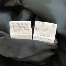 23182　BURBERRY LONDON　バーバリーロンドン　ワンピース　ノースリーブ　チェック柄　ロングワンピ　ベルト付き 黒　グレー ノバチェック_画像9