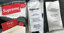 正規品 21FW Supreme Box Logo Hooded Sweatshirt シュプリーム ボックスロゴフーデッドスウェット パーカー チャコールグレーXL FM-1-44_画像10