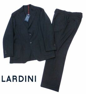 美品 LARDINI EASY WEAR JM054AQ S552 Pakkaburu SUIT SETーUP ラルディーニ パッカブル スーツセットアップ ネイビー 48 EEEW50473 JA-34