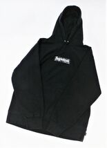 国内正規品 19FW Supreme Bandana Box Logo Hooded Sweatshirt シュプリーム バンダナボックスロゴ スウェットパーカー 黒 XL FM-1-45_画像4