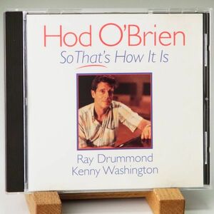 即決【RESERVOIR】ホッド・オブライエン　HOD O'BRIEN　SO THAT'S HOW IT IS　ピアノ・トリオ