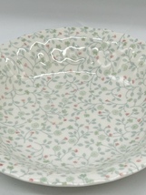 S2578【5客セット】Teien FINE CHINA テイエン カレー皿 シチュー皿 花模様 約21cm×4cm スプーン付 深皿 食器 フラワー 花柄■_画像6