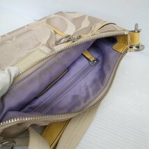 A181【本物保証】 COACH コーチ 2way ショルダーバッグ トートバッグ 14562 / 16308 2点セット シグネチャー 花柄_画像6