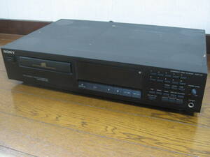 [ prompt decision * secondhand goods ]SONY Sony CD deck CDP-311 CD player black CD tray .... not 