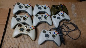 【送料込み】ＸＢＯＸ３６０◆純正コントローラー　８個＆ＸＢＯＸ系コントローラー◆動作未確認