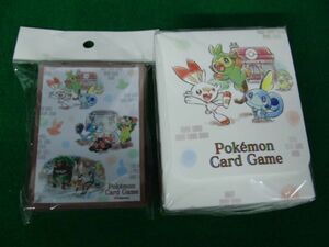 ポケモンカードゲーム Pokemon GalarTabi デッキシールド スリーブ 中古64枚/デッキケース 中古1個