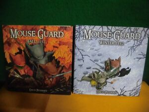 洋書　マウス ガード Mouse Guard Vol.1・2　Fall/ Winter 1152　David Petersen デイビット・ピーターセン　ハードカバー