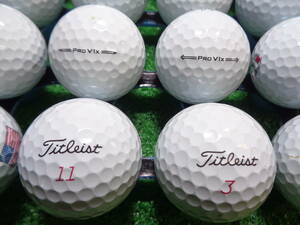 [TL623.] タイトリスト プロ ブイワンエックス 21.23年混合 Titleist PRO V1X 20球 ロストボール【中古】 