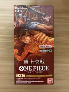 ONEPIECE ワンピース 頂上決戦 カードゲーム1BOX即決　新作　第二弾 新品未開封