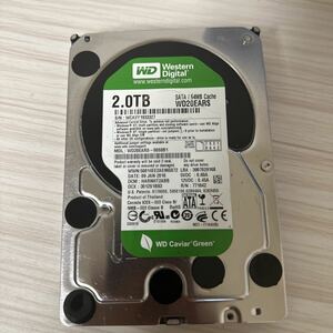 X452:【動作保証/使用0時間】WD 2TB HDD WD20EARS-00S8B1 3.5インチHDD SATA 2000GB