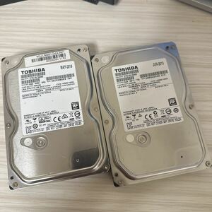 Q349/Q350(二枚セット):【動作保証/使用0時間 /AVコマンド対応】TOSHIBA DT01ACA050 3.5インチHDD 500GB SATA