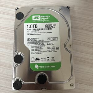 A189:【動作保証/使用0時間】WD 1TB HDD WD10EARX-00N0YB0 3.5インチHDD SATA 1000GB