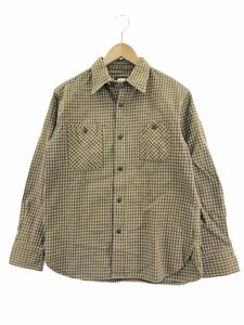 CUSHMAN クッシュマン チェック シャツ sizeM/ブラウン ◇■ ☆ dja2 メンズ