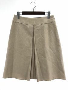 COMME CA DU MODE Comme Ca Du Mode wool . material switch A line trapezoid skirt size11/ pink beige *# * dja2 lady's 