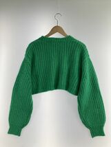 ZARA ザラ ショート丈 ニット セーター sizeM/グリーン ◇■ ☆ dja2 レディース_画像5