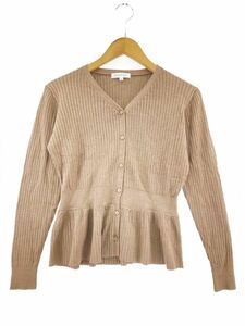 NATURAL BEAUTY BASIC ナチュラルビューティーベーシック フレア カーディガン sizeM/ブラウン ◇■ ☆ dja2 レディース