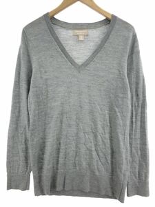 BANANA REPUBLIC バナナリパブリック ウール100% Vネック ニット セーター sizeM/グレー ◇■ ☆ dja2 レディース