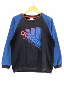 adidas アディダス キッズ スウェット １６０cm 青系 ◇■ ☆ dja2 子供服