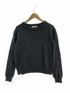 UNTITLED アンタイトル ウール混 カシミヤ混 クルーネック ニット セーター size2/グレー ◇■ ☆ djb0 レディース