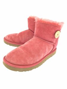 UGG Australia アグ オーストラリア ムートン ブーツ size25.0/赤 ◆■ ☆ djb0 レディース