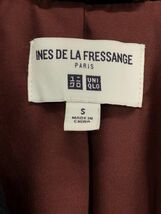 UNIQLO INES DE LA FRESSANGE ユニクロ イネス ウール混 ピー コート sizeS/ネイビー ◆■ ☆ djb0 レディース_画像3