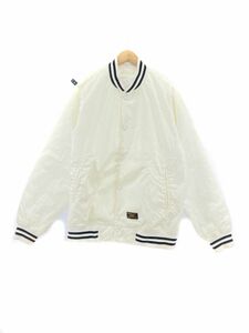 WTAPS ダブルタップス ライン スタジャン ジャケット size3/ホワイト ◆■◎ ☆ djb0 メンズ