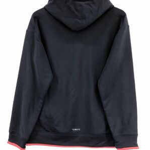 adidas アディダス ロゴプリント パーカー sizeM/紺 ◇■ ☆ djb0 レディースの画像4