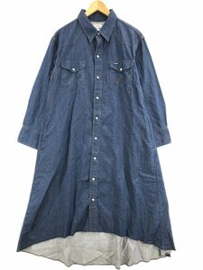 Wrangler ラングラー デニム ワンピース sizeS/ブルー ◇■ ☆ djb0 レディース